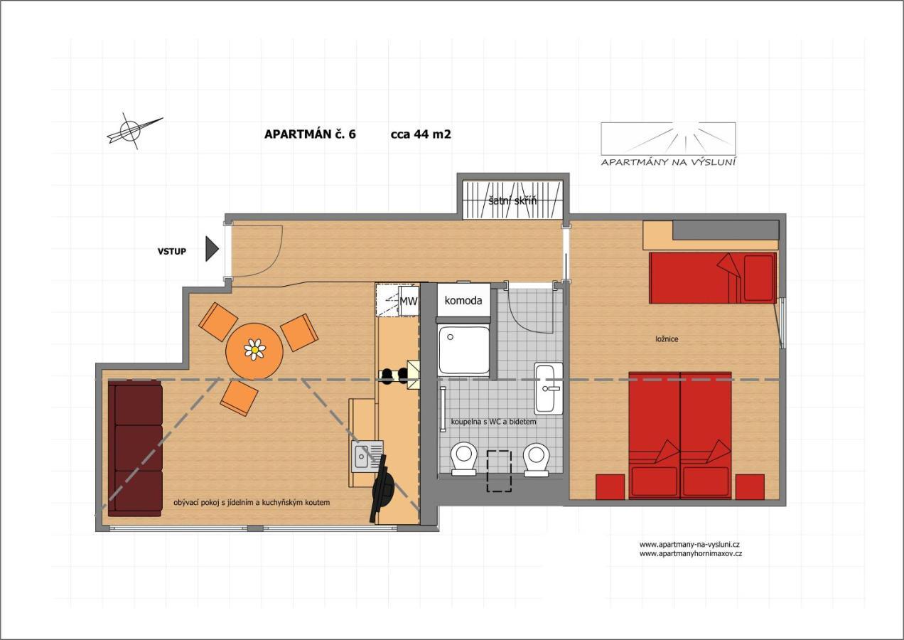 Apartmány Na Výsluní Horní Maxov Exterior foto